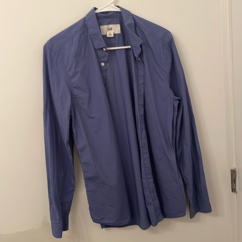H&M Blue Button Down - M